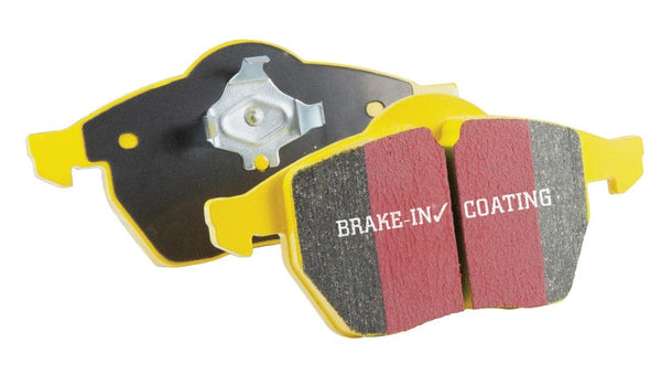 EBC 2018+ Nissan Altima 2.0T Yellowstuff Rear Brake Pads - DP43138R for 2018-2023 Nissan Altima - front view