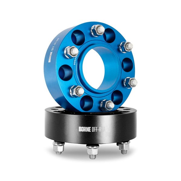 Borne Off-Road Wheel Spacers - 6x139.7 - 106 - 30mm - M12 - Black - BNWS-004-300BK by Borne Off-Road - front view