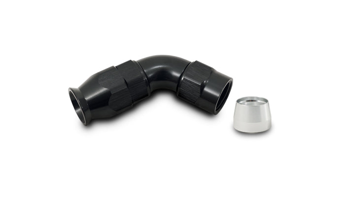 Vibrant 60 Degree High Flow Hose End Fitting for PTFE Lined Hose -12AN - 28612