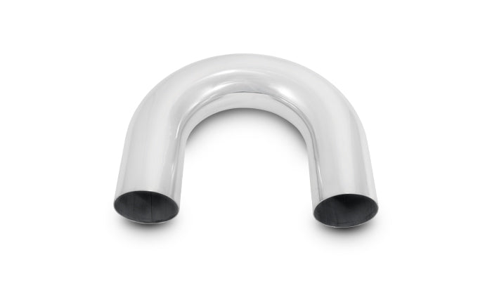 Vibrant 1.75in O.D. Universal Aluminum Tubing (180 degree Bend) - Polished - 2864