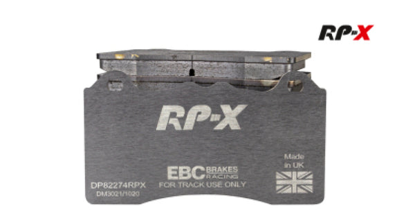 EBC Racing 2019+ BMW Z4 G29 / 2020+ Toyota GR Supra (w/13in Rear Rotors) RP-X Race Rear Brake Pads - DP82405RPX for 2020-2025