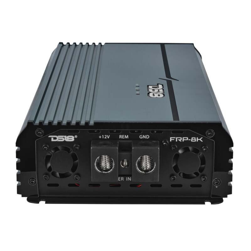 DS18 1-Channel Class D Full-Range Monoblock 8000 Watts RMS at1 ohm DPIV1/0 Terminals Incl Titanium - FRP-8K/TI - side view