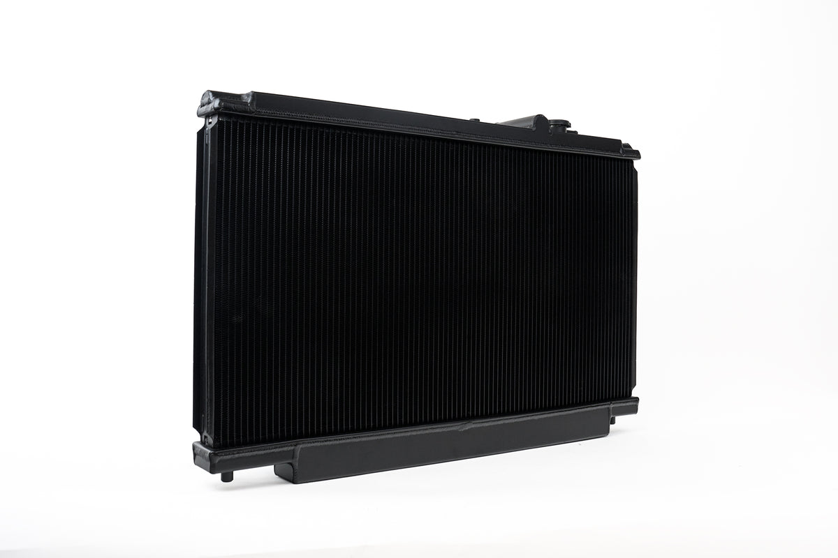 CSF 93-98 Toyota MK4 Supra Radiator - Black Finish - 2882B
