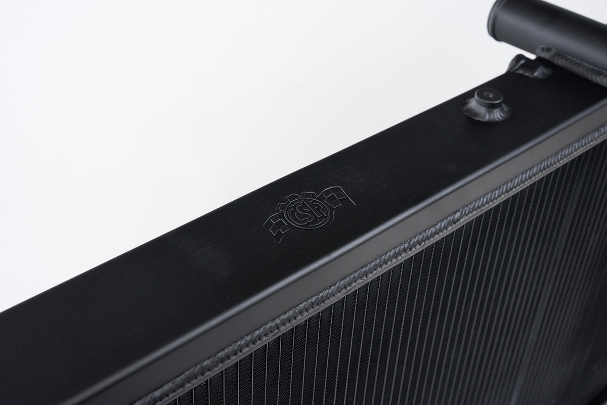 CSF 93-98 Toyota MK4 Supra Radiator - Black Finish - 2882B
