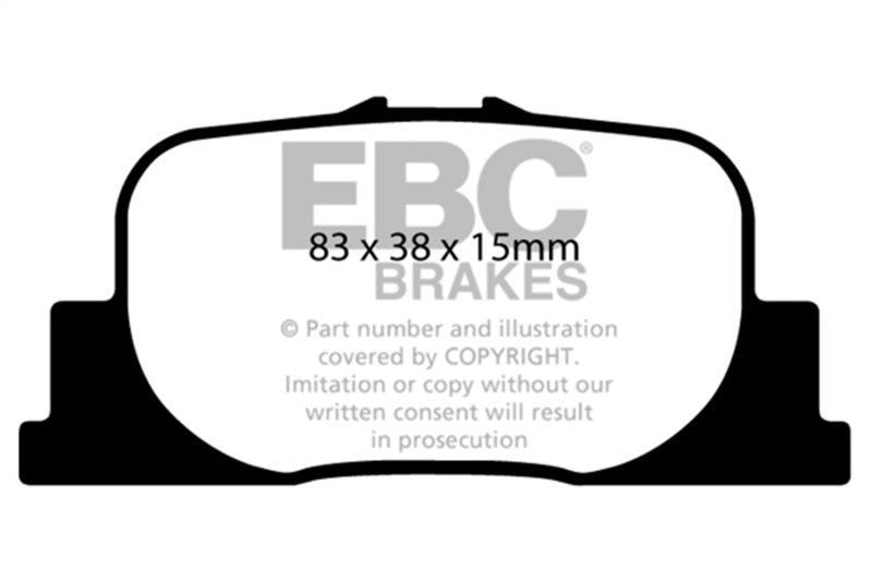 EBC 00-01 Lexus ES300 3.0 Redstuff Rear Brake Pads - DP31456C