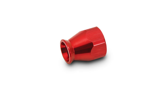 Vibrant -6AN Hose End Socket for PTFE Hose Ends - Red - 28956R