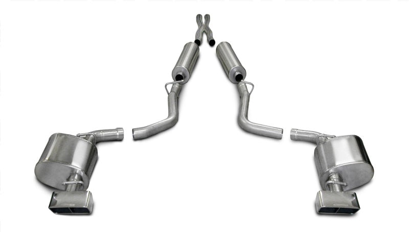Corsa 2009-2010 Dodge Challenger R/T 5.7L V8 Manual Polished Xtreme Cat-Back Exhaust - 14437