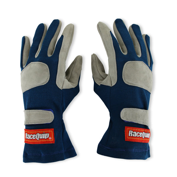 RaceQuip Blue 1-Layer SFI-1 Glove - Large