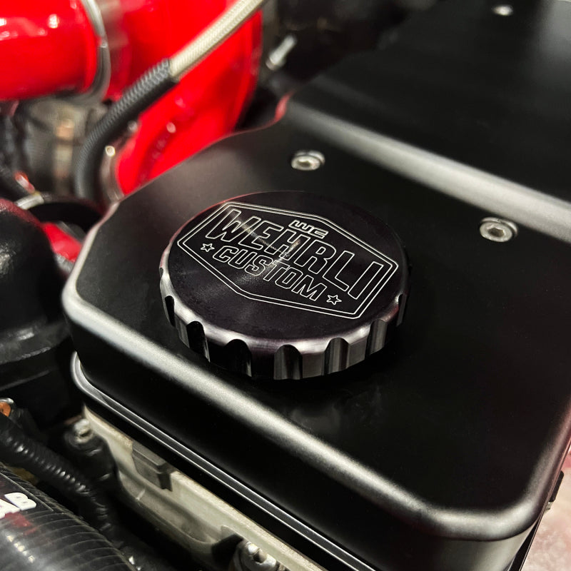 Wehrli 06-18 Cummins 5.9L/6.7L WCFab X D&J Precision Billet Valve Cover - Sparkle Granny Smith - WCF100366-SGS