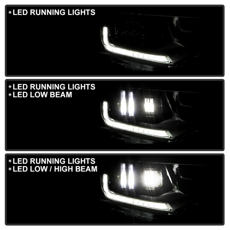 SPYDER 18-21 Chevy Traverse Full LED (Signal / Side Marker Halogen) Headlight - OE Right - 9956270