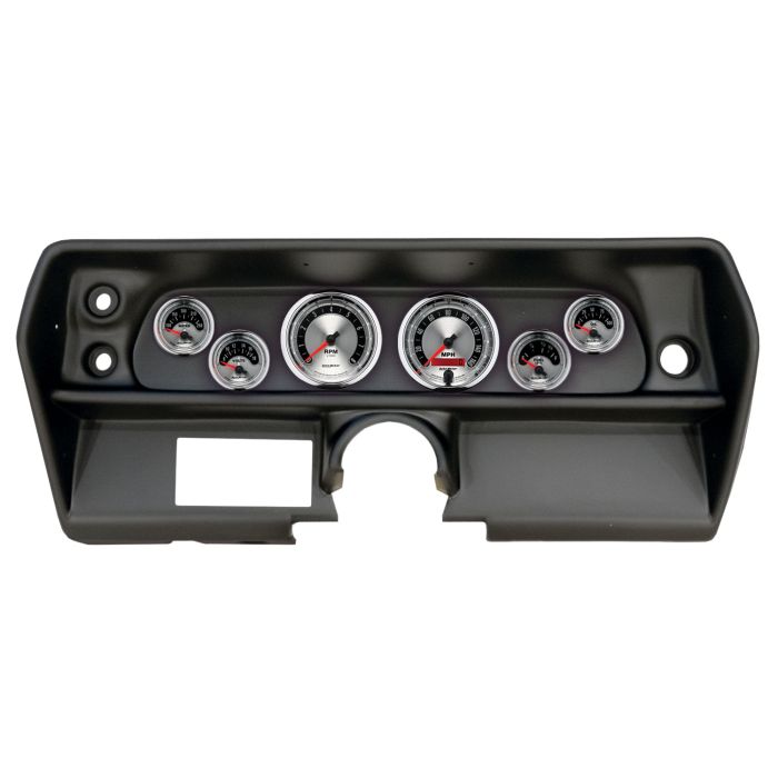 Autometer 1968 Chevrolet Nova Direct Fit Gauge Panel 3-3/8in x2 / 2-1/16in x4 - American Muscle - 2905-01