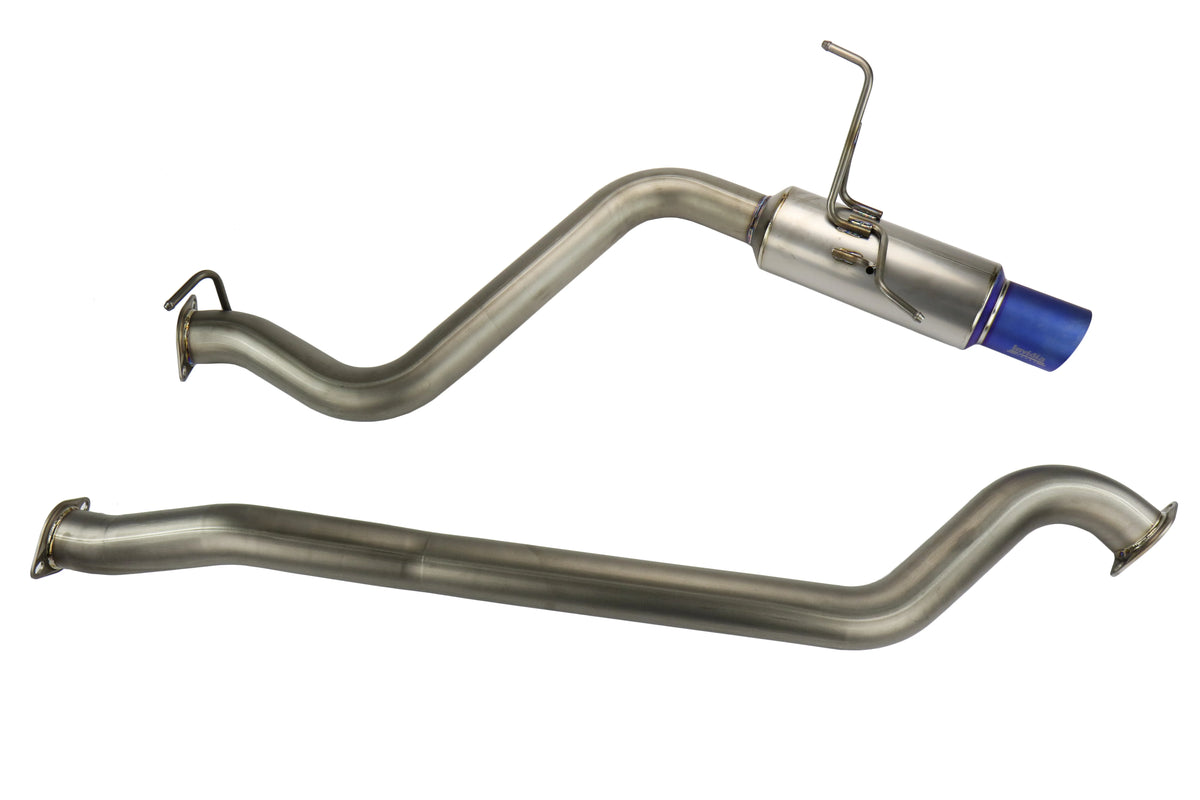 Invidia 08-14 WRX/STi 4 Door 80mm Single Outlet Full Titanium Cat-Back Exhaust - HS08SW4TRG