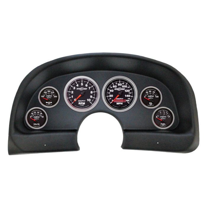 Autometer Sport-Comp II Direct Fit Dash Kit 93-02 Chevy Camaro (2 x 3-3/8in. / 4 x 2-1/16in.) - 2930-12