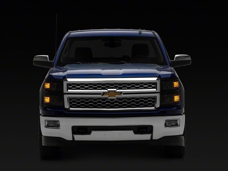Raxiom 14-15 Chevrolet Silverado 1500 OE Style Headlights/ Black Trim- Black - Clear Lens - S169260 - close-up view 4