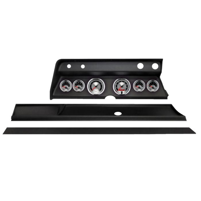 Autometer American Muscle Direct Fit Dash Kit 1966 Chevy Chevelle (2 x 3-3/8in. / 4 x 2-1/16in.) - 2931-01