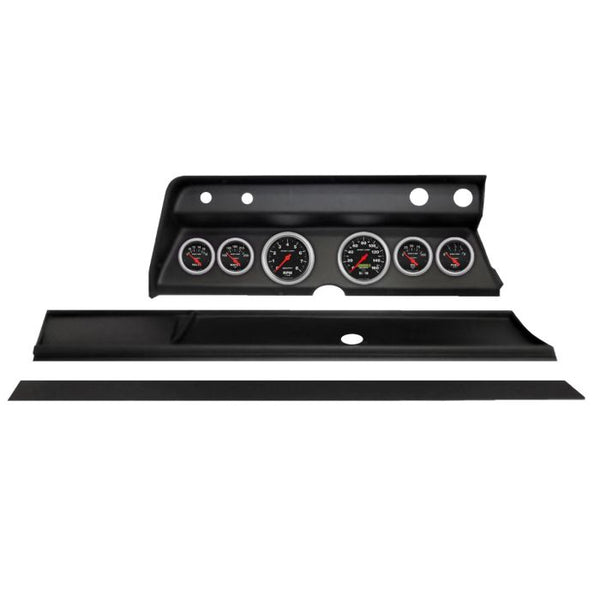 Autometer Sport-Comp Direct Fit Dash Kit 1966 Chevy Chevelle (2 x 3-3/8in. / 4 x 2-1/16in.) - 2931-11