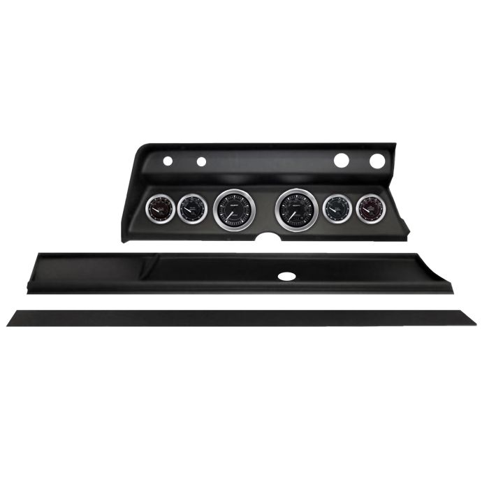 Autometer Chrono Direct Fit Dash Kit 1967 Chevy Chevelle (2 x 3-3/8in. / 4 x 2-1/16in.) - 2932-04