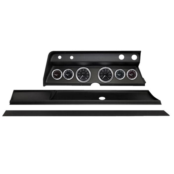 Autometer Chrono Direct Fit Dash Kit 1967 Chevy Chevelle (2 x 3-3/8in. / 4 x 2-1/16in.) - 2932-04