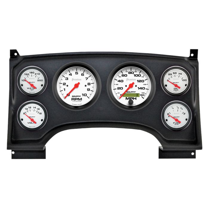 Autometer Phantom Direct Fit Dash Kit 94-97 Chevy S10 Truck (2 x 3-3/8in. / 4 x 2-1/16in.) - 2933-09