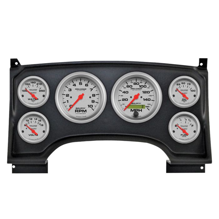Autometer Ultra-Lite Direct Fit Dash Kit 94-97 Chevy S10 Truck (2 x 3-3/8in. / 4 x 2-1/16in.) - 2933-13