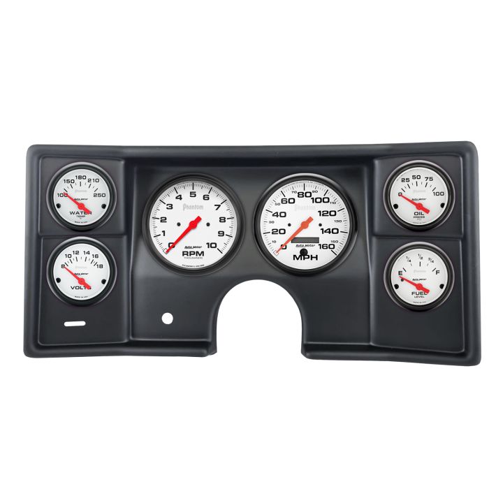 Autometer Phantom Direct Fit Dash Kit 78-81 Malibu / El Camino / Montecarlo (2 x 5in. / 4 x 2-5/8in) - 2935-09