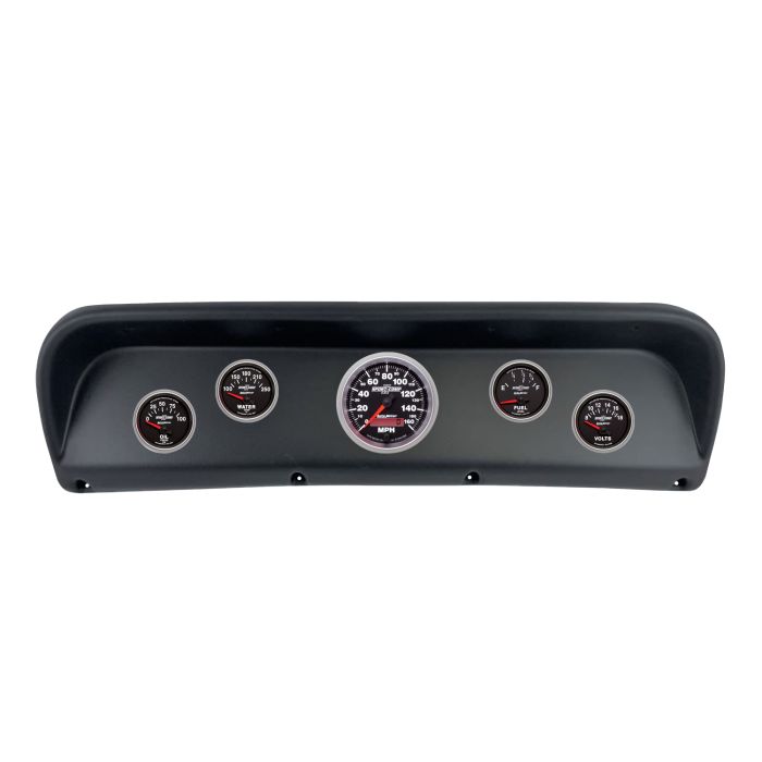 Autometer Sport-Comp II Direct Fit Dash Kit 67-72 Ford F100 (1 x 3-3/8in. / 4 x 2-1/16in.) - 2937-12