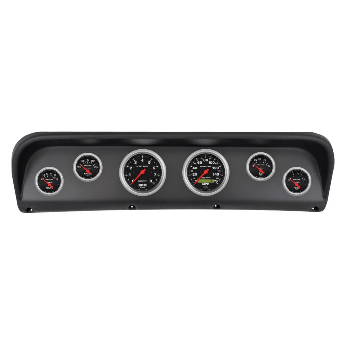 Autometer Sport-Comp Direct Fit Dash Kit 67-72 Ford F100 (2 x 3-3/8in. / 4 x 2-1/16in.) - 2938-11