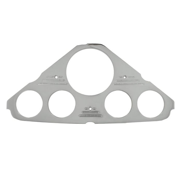 AutoMeter Mounting Sol. 55-59 Chevy Truck Billet Panel/Gauge Kit - 3-3/8in. (x1) & 2-1/16in. (x4) - 2943