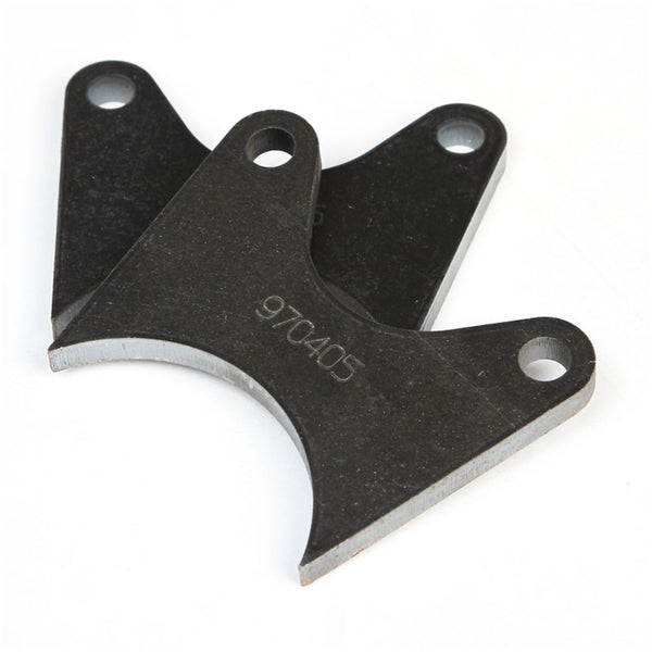 Camburg 4.00 Rear Axle Housing Brake Caliper Tabs (14in. Rotor x 3.5in. Spacing) (pair) - CAM-020104 by Camburg - front view