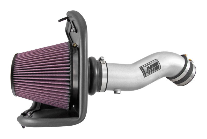 K&N 14-15 Jeep Cherokee 3.2L V6 High Flow Performance Intake Kit - 77-1569KS for 2014-2018 Jeep Cherokee - front view