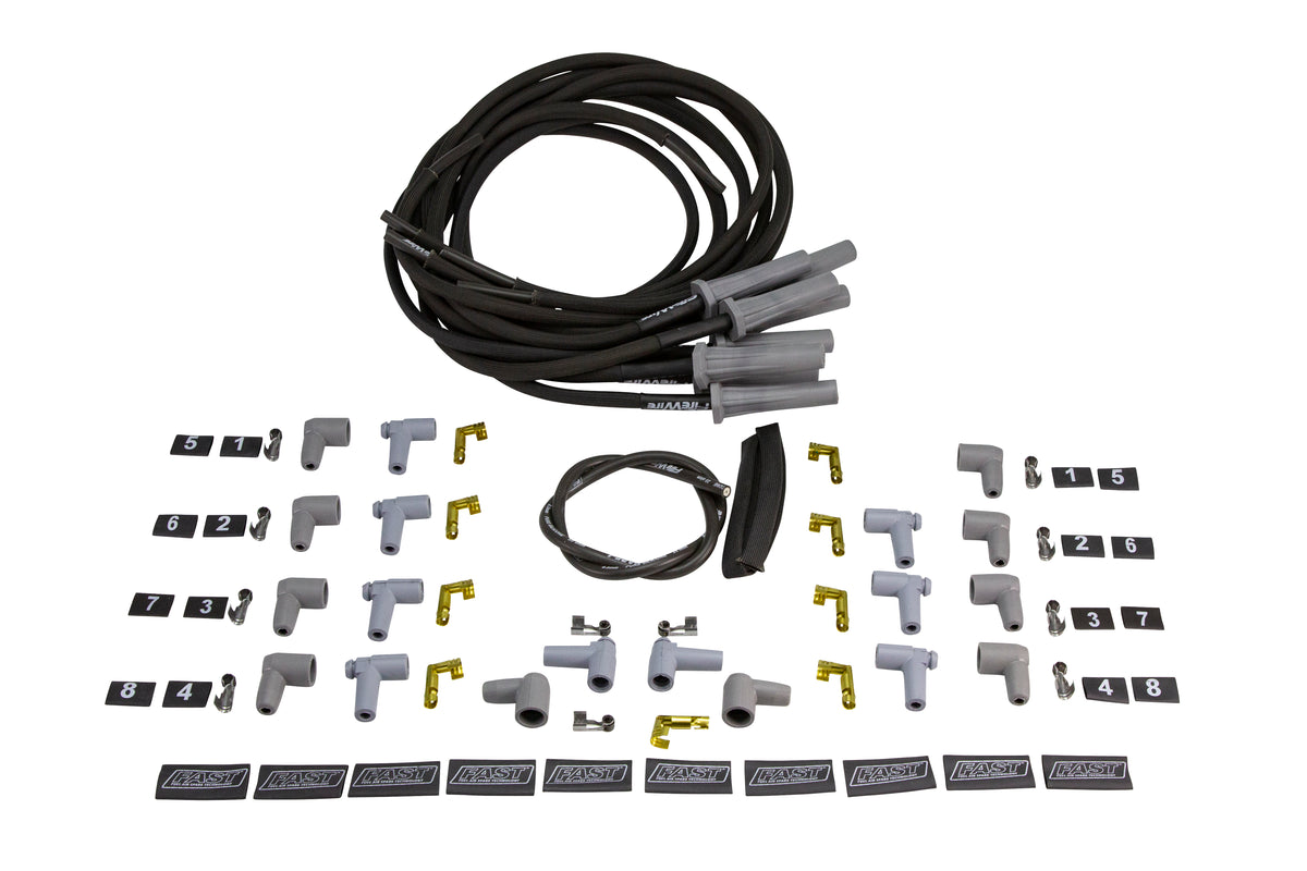 Fast Wire Set, Firewire W/ Sleeve, 8 Cyl., Straight Plug, Univ. - 295-0081