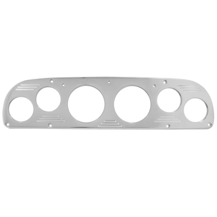 AutoMeter Mounting Sol. 57-60 Ford Truck Billet Panel/Gauge Kit - 3-1/8in. (x2) & 2-1/16in. (x4) - 2957