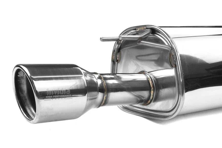 Invidia 12-15 Honda Civic Si Sedan Q300 Rolled Stainless Steel Tip Cat-back Exhaust - HS12HC4G3S
