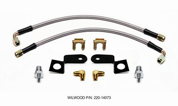 Wilwood Flexline Kit 14in. M10-1.00 90 Deg - 220-14073 by Wilwood