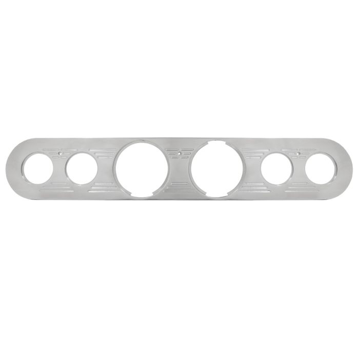 AutoMeter Mounting Sol. 67-72 Ford Truck Billet Panel/Gauge Kit - 3-3/8in. (x2) & 2-1/16in. (x4) - 2962