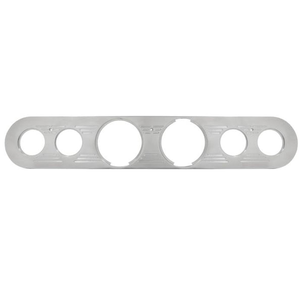 AutoMeter Mounting Sol. 67-72 Ford Truck Billet Panel/Gauge Kit - 3-3/8in. (x2) & 2-1/16in. (x4) - 2962