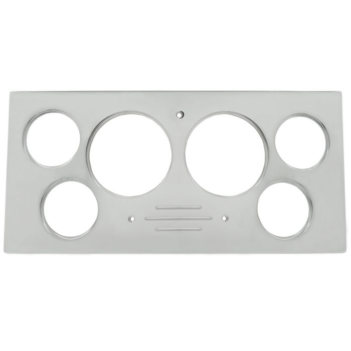 AutoMeter Mounting Sol. 73-79 Ford Truck Billet Panel/Gauge Kit SR - 3-3/8in. (x2) & 2-1/16in. (x4) - 2966