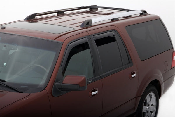 AVS 98-18 Lincoln Navigator Ventvisor In-Channel Front & Rear Window Deflectors 4pc - Smoke - 194233 for 1997-2017 Ford Exped