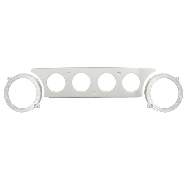 AutoMeter Mounting Sol. 63-64 Ford Galaxie Billet Panel/Gauge Kit - 3-3/8in. (x2) & 2-1/16in. (x4) - 2970