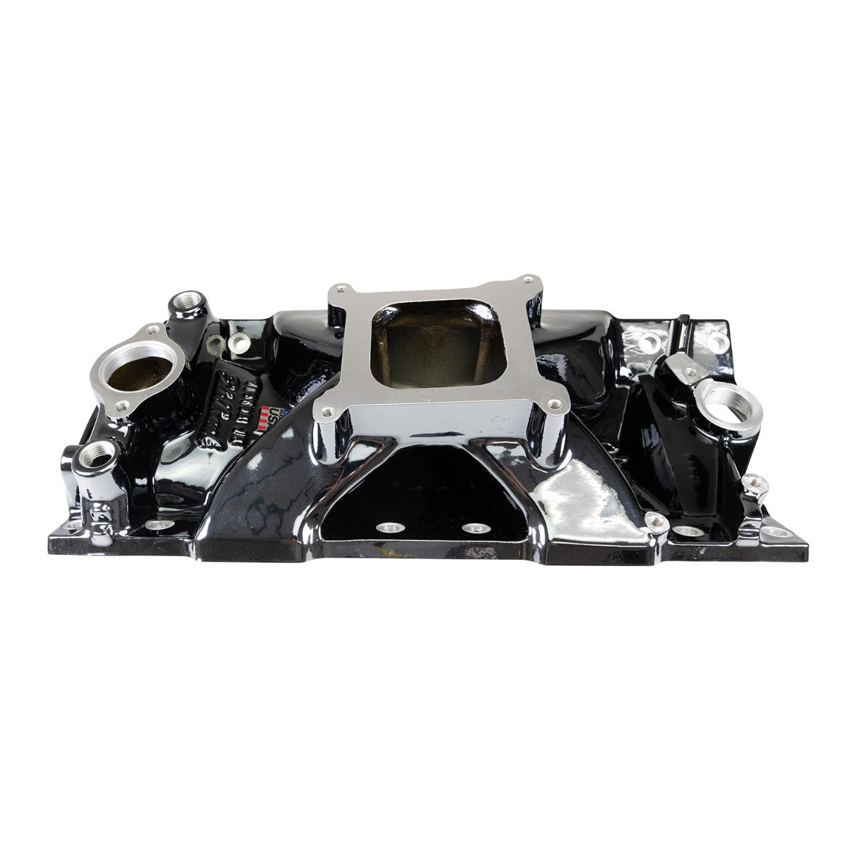 Edelbrock Chevy SB Victor Jr. 23 Degree Black Plasma Intake Manifold - 2975-BP