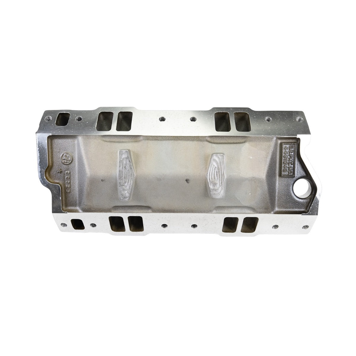 Edelbrock Chevy SB Victor Jr. 23 Degree Black Plasma Intake Manifold - 2975-BP