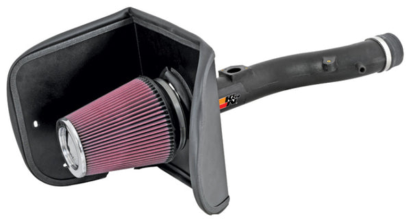 K&N Performance Intake Kit AIRCHARGER; TOYOTA TUNDRA, 4.0L-V6, 2007-08 - 63-9033 for 2007-2010 Toyota Tundra - front view