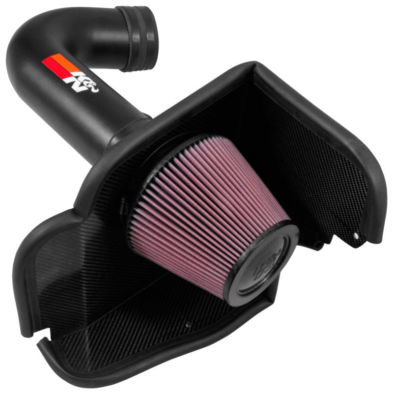 K&N 14-15 Chevy Camaro Z28 7.0L Typhoon Performance Intake - 69-4533TTK for 2014-2015 Chevrolet Camaro - front view
