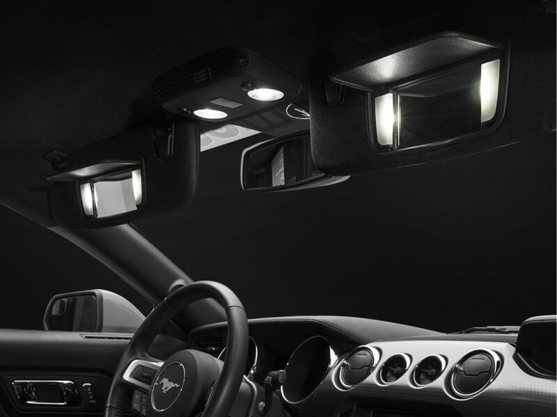 Raxiom 15-23 Ford Mustang Axial Series Stage 1 Interior LED Lighting Kit- Cool White - 390268 - front view
