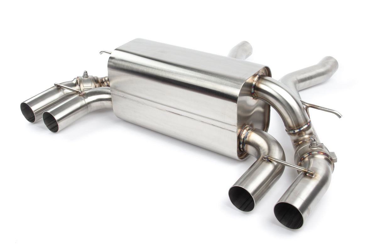 Dinan - Free Flow Axle-Back Exhaust & X-Pipe - 2019-2021 BMW M2C - D660-0082-BLK