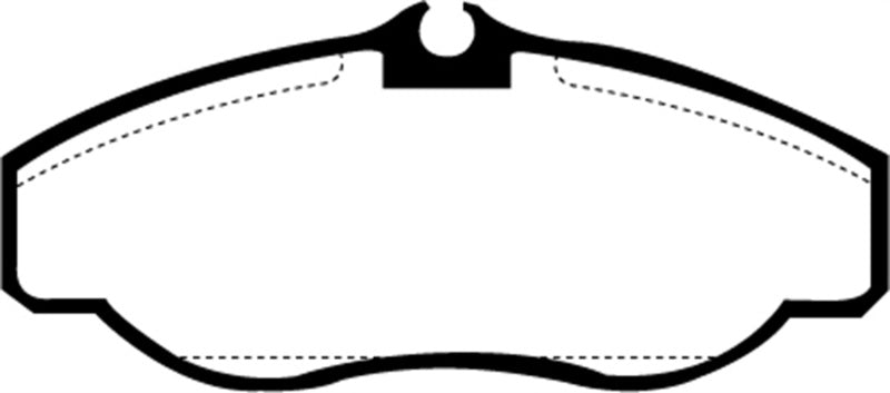 EBC 99-03 Land Rover Discovery (Series 2) 4.0 Yellowstuff Front Brake Pads - DP41037R