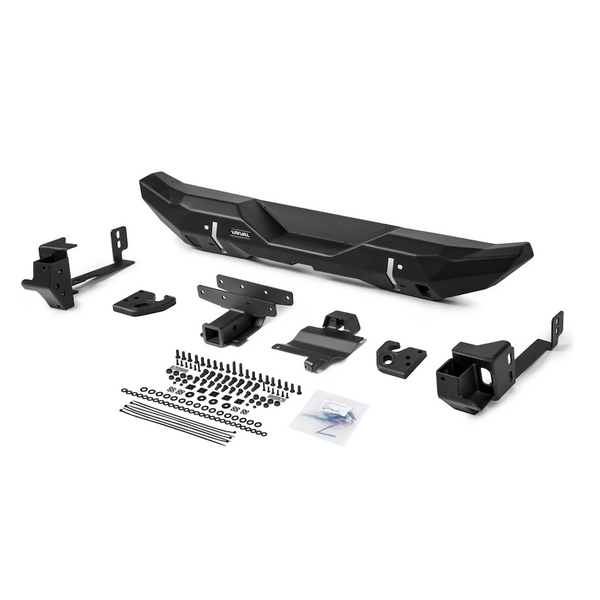 Rival 2018-2025 Jeep Wrangler JL  Rear Aluminum Stubby Bumper - 2D.2709.2-NL