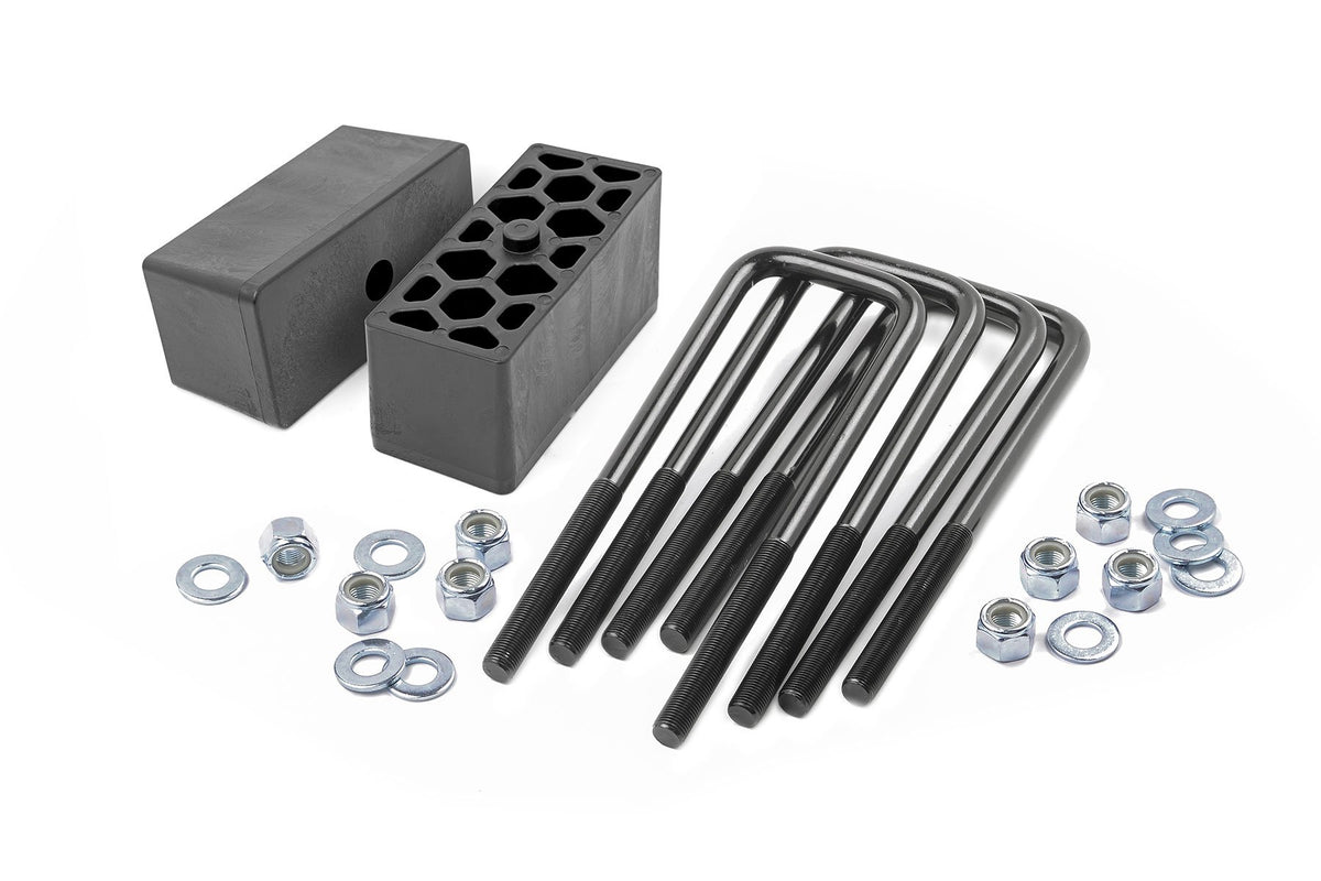 2.5 Inch Block &amp; U-Bolt Kit | Chevy/GMC 1500 Truck 2WD/4WD