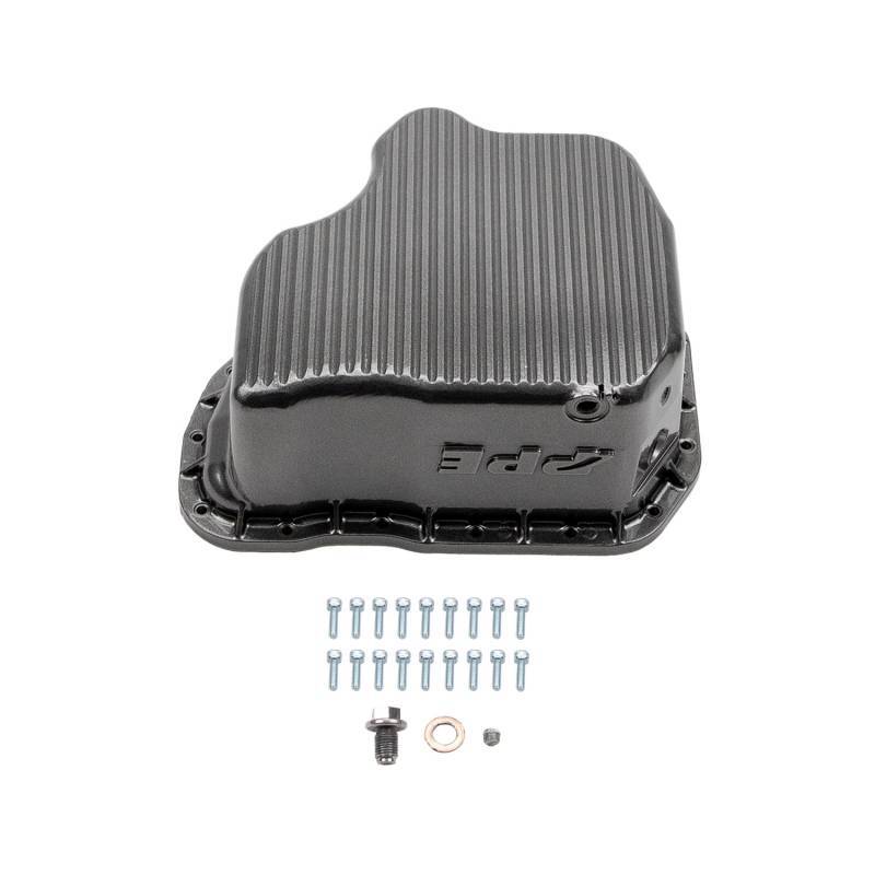 Wehrli 01-10 GM Duramax WCFab X PPE High Capacity Aluminum Oil Pan - Chevy Orange - WCF100131-CRO