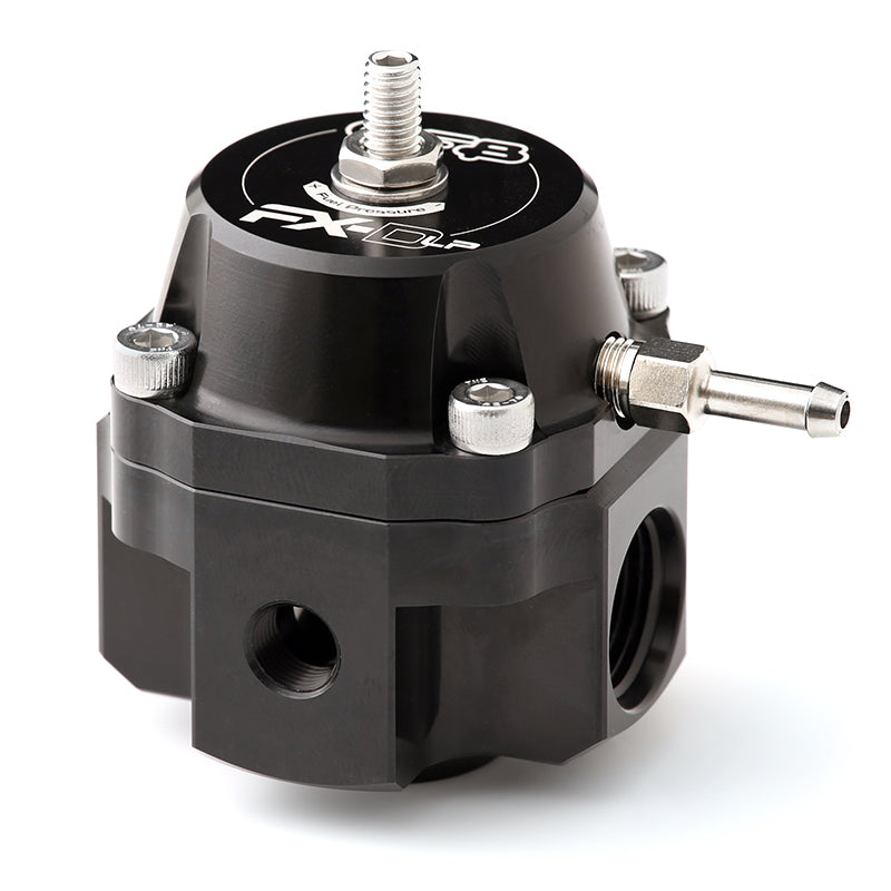 GFB FX-D Low Pressure Fuel Regulator w/8AN Ports - 8070-LP by Go Fast Bits - angle view